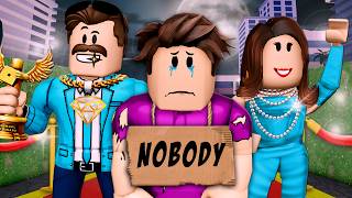 Growing Up A NOBODY In A FAMOUS Family A Roblox Movie [upl. by Lengel]