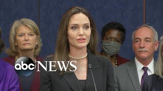 Angelina Jolie senators announce path on Violence Against Women Act l ABC News [upl. by Alonso859]