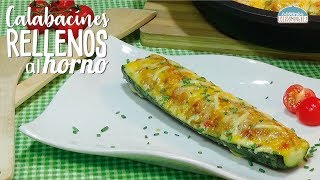 Calabacines rellenos de pollo y verduras Loli Domínguez  Receta paso a paso Tutorial [upl. by Moreen907]