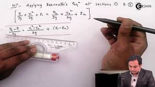 Bernoullis Equation Problem 2  Fluid Dynamics  Fluid Mechanics 1 [upl. by Einnol]