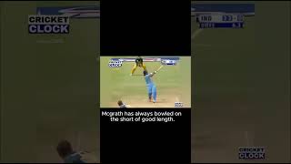 Glenn Mcgrath Sachins biggest nightmare cricket sachintendulkar glennmcgrath [upl. by Ecirahs]