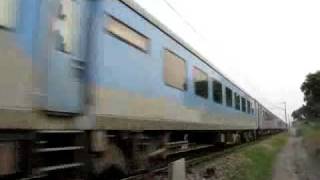 Bhopal Shatabdi Express at 150 kmph speed [upl. by Nahgiem679]