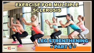 MS LEG STRENGTHENERS  PT5 HIP HINGE  Exercise For Multiple Sclerosis [upl. by Jamel773]