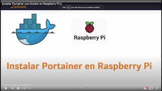 Instalar Portainer con Docker en Raspberry Pi 4 [upl. by Neo]