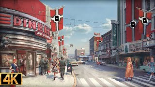 German Occupied America Scene  Wolfenstein 2 The New Colossus [upl. by Mehalek]