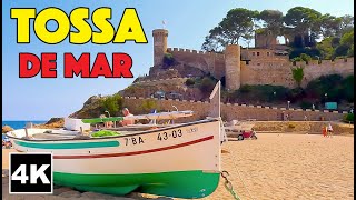 🇪🇸 Gorgeous Tossa de Mar Spain 2023 🌞 4K UHD [upl. by Nyrok]