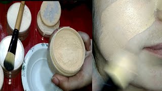 how to apply minral foundation  sheaffer powder foundation review minral based foundation [upl. by Redmer]