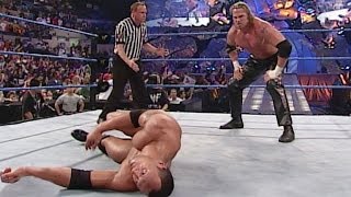 Rob Van Dam vs The Rock SmackDown October 25 2001 [upl. by Nylsaj]