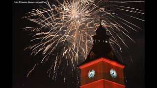 New Year Fireworks Brasov 2023 [upl. by Islaen]