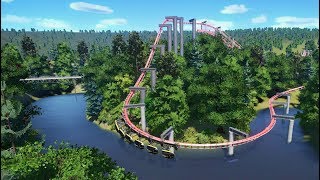 Planet Coaster The Big Bad Wolf Recreation Busch Gardens Williamsburg [upl. by Gupta]