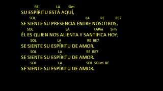 CANTOS PARA MISA  DIOS ESTÁ AQUÍ  LETRA Y ACORDES  COMUNIÓN Y HORA SANTA [upl. by Yelram]