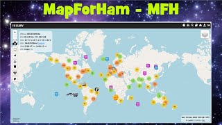 MAPFORHAM  MFH mappa informazioni e strumenti per radioamatori e appassionati di radio Tutorial [upl. by Erdried31]