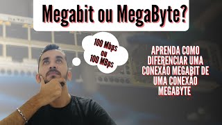 Internet Megabit ou MegaByte  Qual seu provedor te fornece [upl. by Kubiak]