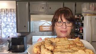 Homemade Air Fryer Mozzarella Sticks [upl. by Tnerb]