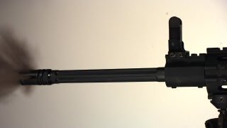 AR15 Fluted Barrel Flex Slow Motion Vibrations HighSpeed Camera 1 Aimed Research [upl. by Naejarual548]