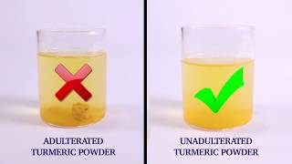 Testing Turmeric Powder adulteration with Yellow Clay  FSSAI [upl. by Lyrad]