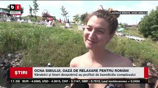 OCNA SIBIULUI OAZĂ DE RELAXARE PENTRU ROMÂNI Știri B1 19 iulie 2023 [upl. by Fulks]