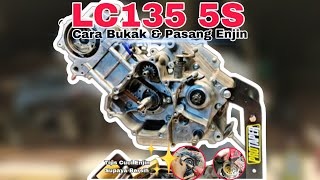 LC135 5S  Cara Bukak amp Pasang Enjin [upl. by Jordanna24]