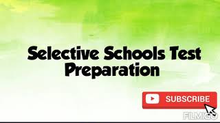 Selective Schools Test Preparation Maths [upl. by Suolkcin]