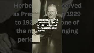 Herbert Hoover President of the Great Depression [upl. by Kcirdef644]