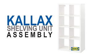 Ikea Kallax Shelving Unit assembly [upl. by Halueb]