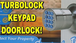 TURBOLOCK YL 99 INSTALL amp OPEN BOX REVIEW KEY LESS DIGITAL KEYPAD DOOR LOCK [upl. by Nnyltiac]