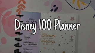 Disney 100 BIG Happy Planner  Walmart Exclusive Teacher Planner  Flipthrough of All the Pages [upl. by Valenza359]