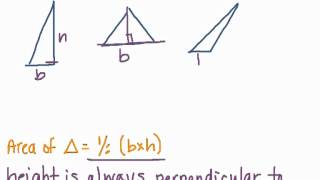 How To Find Base and Height on Triangles [upl. by Erdda]