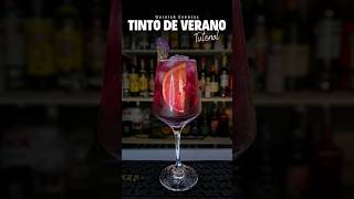 Cóctel Tinto de Verano  Tutorial Bartender GarnishEventos [upl. by Bilicki]