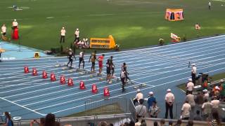 World Athletics Championships Moscow 2013 100m SemiFinal 2 [upl. by Aillicec]