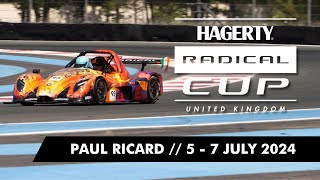 Hagerty Radical Cup UK 2024 Round 4  Paul Ricard  RACE 3 [upl. by Eddina]