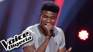 Isaac Aloma sings “Okay”  Blind Auditions  The Voice Nigeria Season 2 [upl. by Javed]