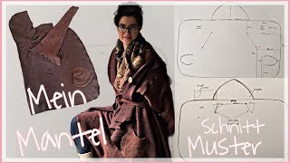 Winterjacke Schnittmuster  Mantel nähen Anleitung  DIY [upl. by Helmer]