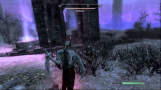 Skyrim DLC Spell Tome Conjure Wraithman [upl. by Zarla]