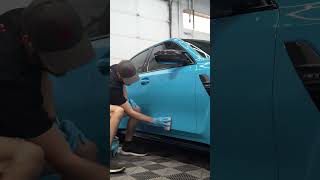 Elevating Perfection Ceramic Coating a Rare Riviera Blue G80 BMW M3  DAndrea Auto Detailing [upl. by Otrebtuc]