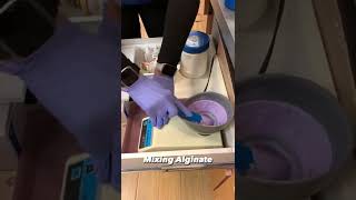 How to mix alginate impression material  mixing alginate alginate impression howtomix dentist [upl. by Nylsor]