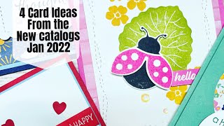 4 Card Ideas from the New Stampin’ Up Mini and SaleABration Catalogs [upl. by Eb]