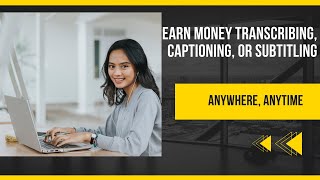 Earn Money Transcribing Captioning Or Subtitling From Anywhere Anytime [upl. by Iives334]