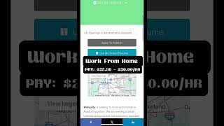 APPLY homejobs workfromhome wfhjobs hiring remotework wfhbabe [upl. by Atillertse502]