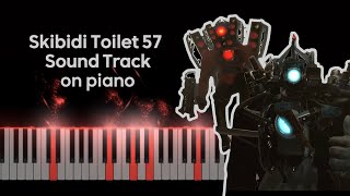 Skibidi Toilet 5759 BGM  HalfLife2 quotTriage at Dawnquot  piano cover  Sheet Music [upl. by Brenna192]