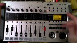 Zoom R24 Part 6a  Drum Patterns amp Loops [upl. by Cressler556]