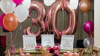 Unique 30th birthday party ideas for adults [upl. by Dadivitan]