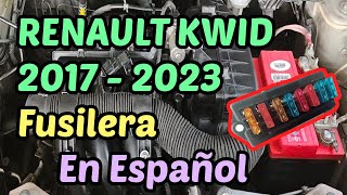 DIAGRAMA de FUSIBLES Renault Kwid 2017  2023  En Español [upl. by Francisco700]