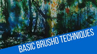 Basic brusho techniques  how to use colourcraft brusho crystals [upl. by Maurizio209]