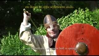 AngloSaxon Old English Fighting Magic Spell [upl. by Blen797]