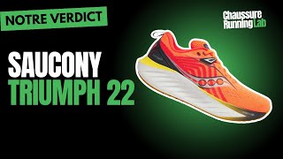 Saucony Triumph 22 test complet  gros amorti et dynamisme  avis 2024 [upl. by Opiak794]