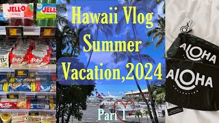 【Hawaii Vlog】 Hawaii Vlog Summer Vacation2024 🌈🙂🌺 하와이 여행기🩵 [upl. by Kcirdnek147]