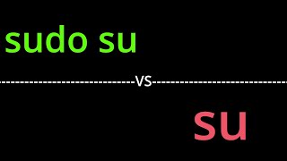 sudo su VS su  Whats the difference [upl. by Palm]