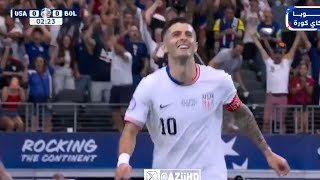 Christian Pulisic Goal Today USA vs Bolivia 20 Goals Results And Extended Highlights2024 [upl. by Hutner]