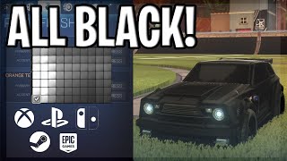 EVERY WAY TO GET A BLACK CAR IN ROCKET LEAGUE [upl. by Aimas]